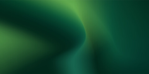 Abstract blurred gradient mesh background in green.Vector illustration art