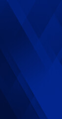 Dark blue abstract corporate luxury illustration with diagonal lines and smooth gradients. Vertical 4K format business background for presentation cover, branding, finance, technology, marketing 