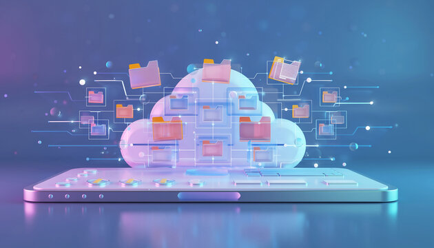 Secure digital data storage and seamless transfer from mobile devices to the cloud infrastructure - Powered by Adobe