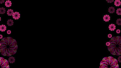 nice and cool hand make unick illustrator flower hd 4k pc wallpaper on dark background images