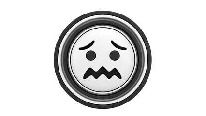 Scared Face Emoji Icon