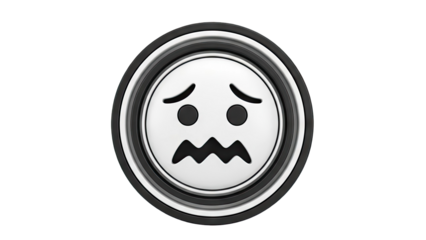 Scared Face Emoji Icon
