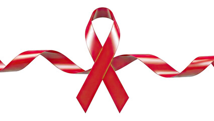 Red ribbon for AIDS awareness