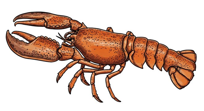 緻密な鉛筆画 海の王者