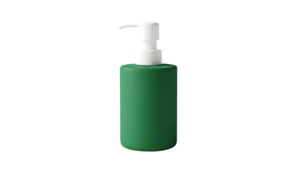 Green Soap Dispenser with White Pump