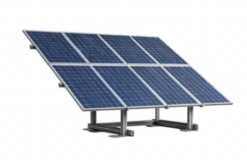 A solar panel with six panels