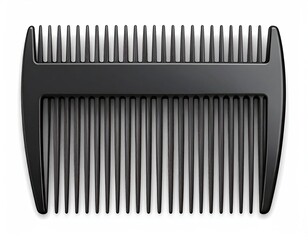 Black, double-sided grooming tool for hair care