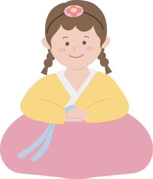 세배 하는 아이