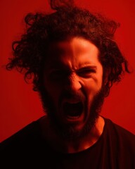 man calm rage presence