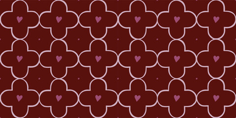Seamless abstract pattern background - versatile modern banners and surface design. Background with small hearts