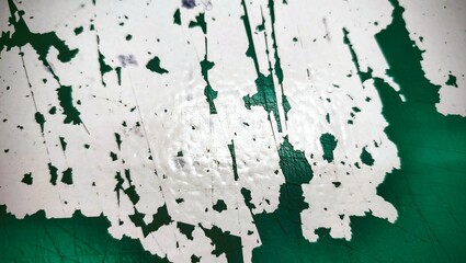 green paint background
