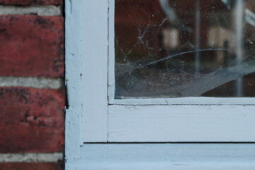 赤レンガの壁と窓