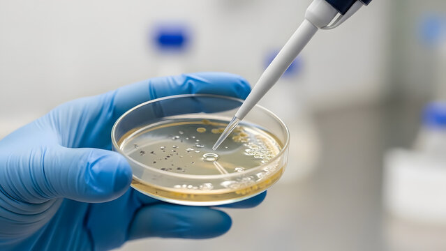 Microbiology Lab Close Up