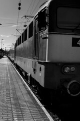 Obraz premium train on the railway