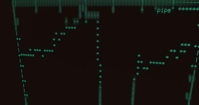 Display created using the principle of Persistence of Vision
