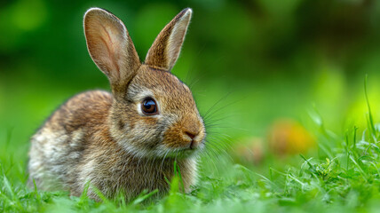 Fototapeta premium Rabbit in garden