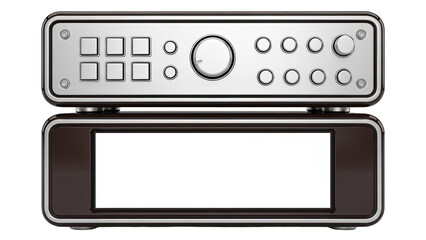 Fototapeta premium Modern Hi-Fi System with Digital Display