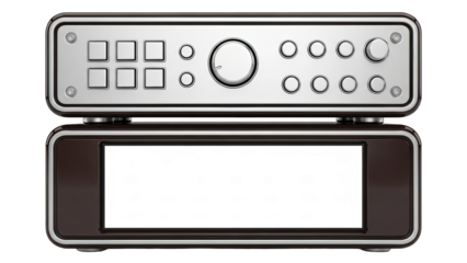 Modern Hi-Fi System with Digital Display