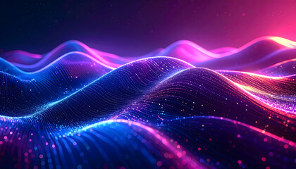 Dark holographic tech background with smooth gradients and subtle micro glow accents for premium use