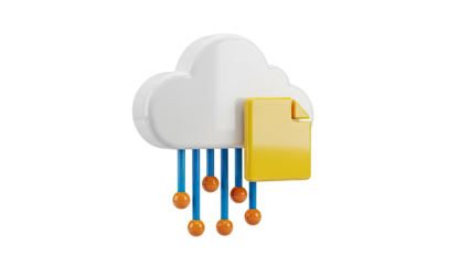 Cloud Computing Data Transfer Icon