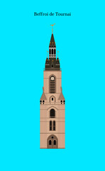 Beffroi de Tournai, Belgique