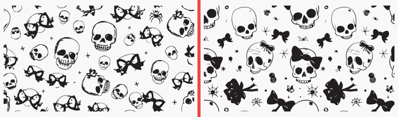 skull horror illustration, gothic element drawing, dark skull artwork, spooky horror design, hand drawn gothic clipart, halloween skull illustration, stock horror artwork

