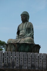 Fototapeta premium Ancient Bronze Buddha Statue with Inscriptions