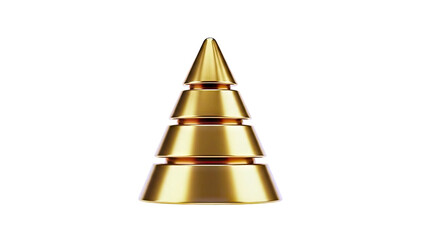 Abstract Golden Tree Shape