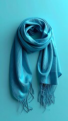 Elegant Turquoise Scarf - A Stylish Accessory for Any Occasion.