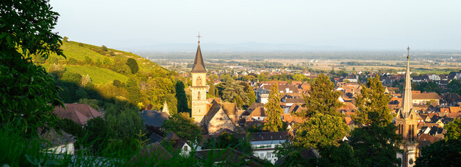Ribeauville bei Sonnenaufgang