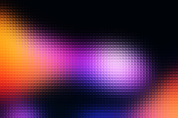 Obraz premium Colourful abstract background with a rippled glass effect,gradient multicolored. Grainy Vector Glass blurry pastel-colored neon. For projects such as covers, backgrounds 