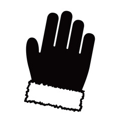 冬の防寒アイテム・シンプルな手袋