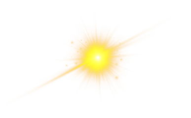 Abstract golden energy flash with soft glow on white background, luminous particle burst, magical light impact, radiant warmth effect, spiritual illumination, dynamic spark explosion PNG