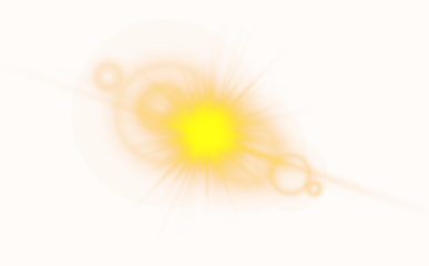  PNG Glow Overlay with Golden Starburst for Transparent Effect on transparent background overlay effect