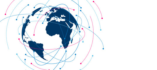 mondo, pianeta, satelliti, comunicazione, telecomunicazioni, informatica, network, condivisione dati	
