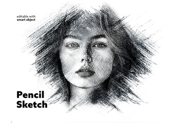Pencil Sketch Photo Effect
