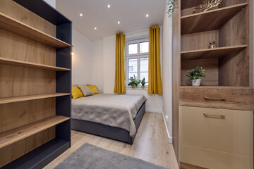 Sypialnia z dużym łóżkiem  © arteffect.pl