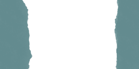 Modern torn paper teal frame Black background distressed grunge texture Abstract graphic design template Creative copy