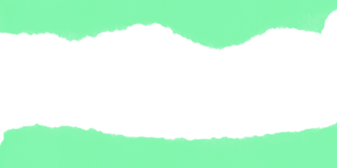 Torn mint green paper texture background Ripped edge with black negative space Abstract blank copy space frame Grunge