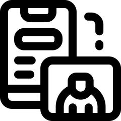 smartphone line icon. Clean and minimalist vector icon for websites, mobile apps, presentations, and logos. Fully scalable and customizable for any project.