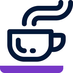 Obraz premium coffee duotone icon. Sleek and modern vector icon for websites, mobile apps, marketing materials, and corporate design. Fully scalable and ready to use.