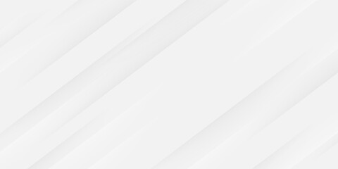 Obraz premium 3D white geometric abstract background overlap layer on bright space with rounded rhomb effect decoration. eps 10