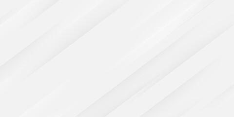 Fototapeta premium 3D white geometric abstract background overlap layer on bright space with rounded rhomb effect decoration. eps 10