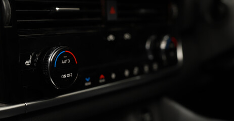 Fototapeta premium Car cooling system Car air conditioning inspection