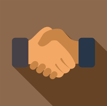 Hands shaking symbolizing a successful business deal, collaboration, or teamwork