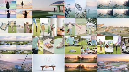 Golf brands adopt pastel themes for modern branding with president, solar, golf, pastel, marketing, holly, sick