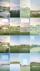 Golf brands adopt pastel themes for modern branding with golf, solar, pastel, marketing, holly, president, sick
