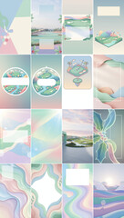 Golf brands adopt pastel themes for modern branding with solar, pastel, marketing, golf, sick, holly, president