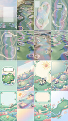 Golf brands adopt pastel themes for modern branding with holly, marketing, sick, president, solar, pastel, golf