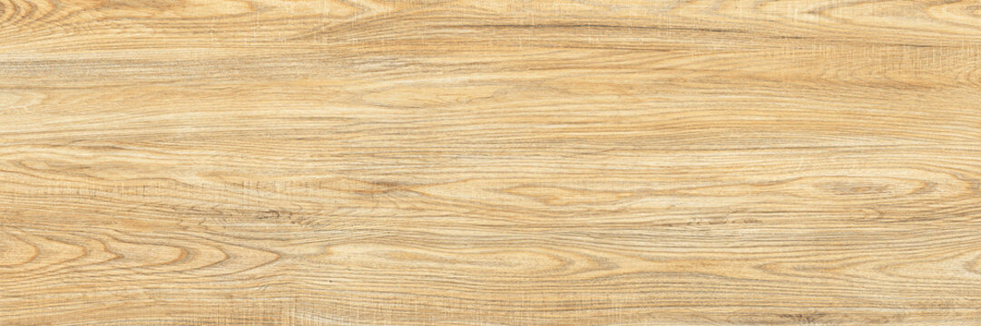 Golden-colored natural wood texture background, natural pattern for ceramic flooring tile design, and wooden pattern for interior and exterior decoration.